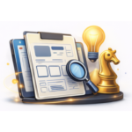 Strategic Planning & Wireframing Icon